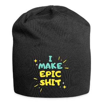 I make Epic Shit Do Things - Jersey Beanie - black - Front