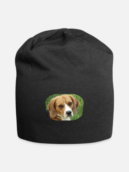 beagle - Bonnet en jersey - noir