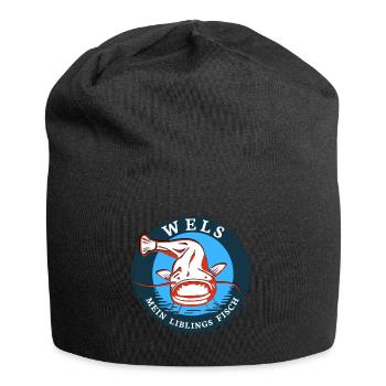 Pêche Poisson-chat mon poisson préféré - Bonnet en jersey - noir - Devant