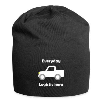 Logistique et transport - Bonnet en jersey - noir - Devant