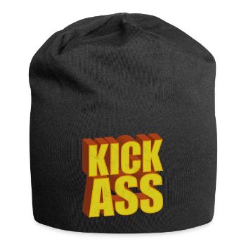 Kick-ass - Jersey Beanie - black - Front