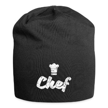 Cuisinier - Bonnet en jersey - noir - Devant