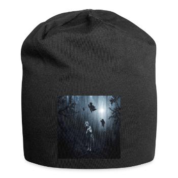 wolf - Jersey-Beanie - Schwarz - Vorne