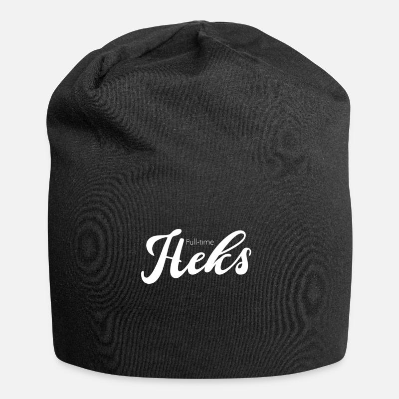 Hexe - Jersey-Beanie - Schwarz