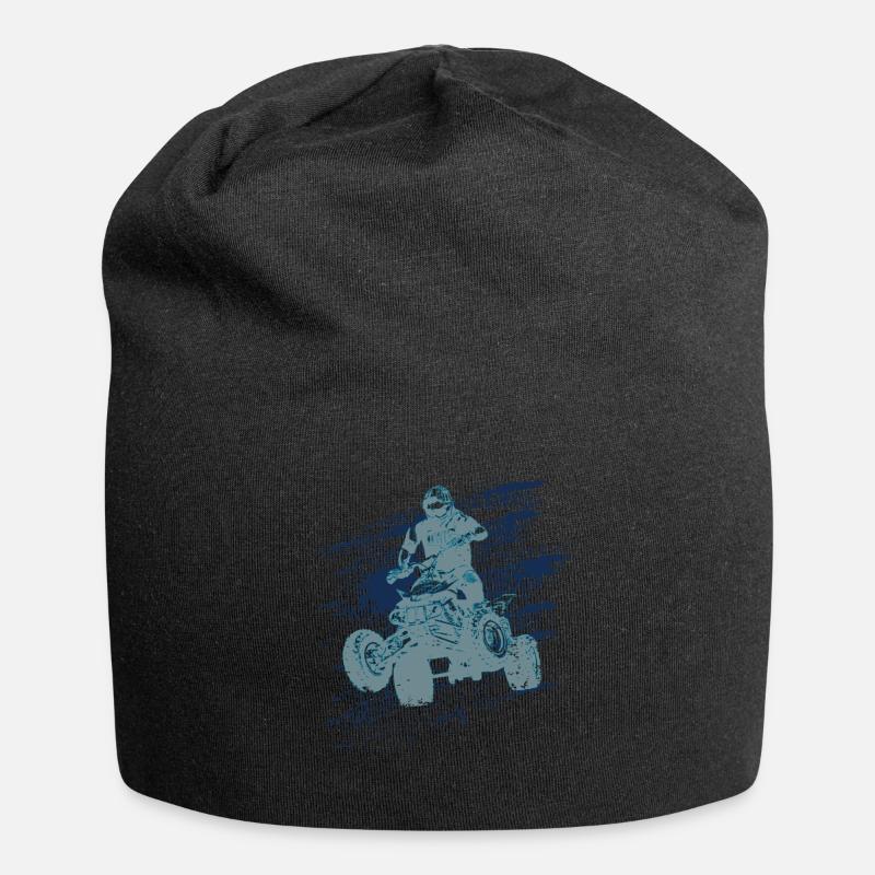 Quad ATV - Jersey-Beanie - Schwarz