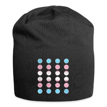 Transgender Pride LGBT Regenbogen Flagge LGBTQIA - Jersey Beanie - black - Front