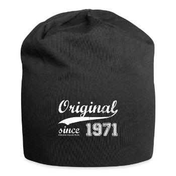 Vintage 1971 Retro Pseudo Collection - Jersey-Beanie - Schwarz - Vorne