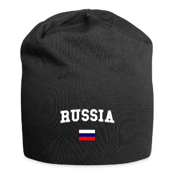 RUSSLAND - Jersey-Beanie - Schwarz - Vorne