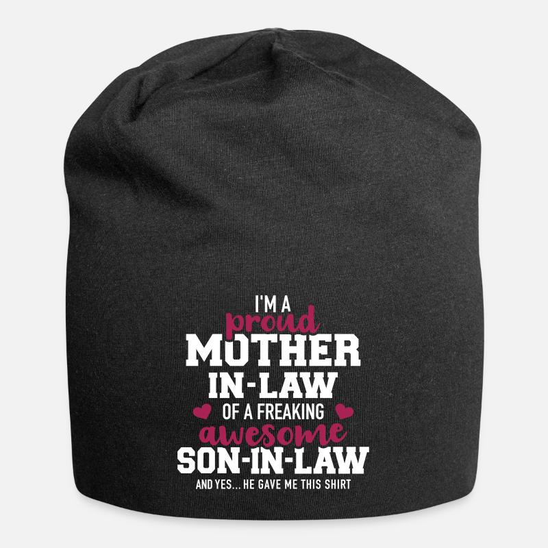 Schwiegermutter - Jersey-Beanie - Schwarz