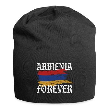 L'Arménie pour toujours - Bonnet en jersey - noir - Devant