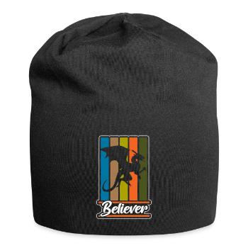 Drache Feuer Phantasie - Jersey-Beanie - Schwarz - Vorne