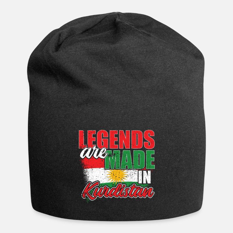 Kurdistan - Bonnet en jersey - noir
