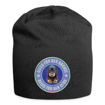 Dachshund - Dachshund - Everything for the Dachshund - Jersey Beanie - black - Front