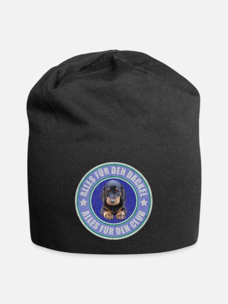 Teckel - Teckel - Tout pour le teckel - Bonnet en jersey - noir