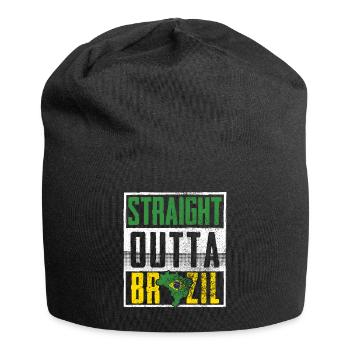 Direct from Brazil - Jersey Beanie - black - Front