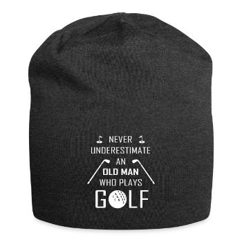 Le golf vieux - Bonnet en jersey - charbon - Devant