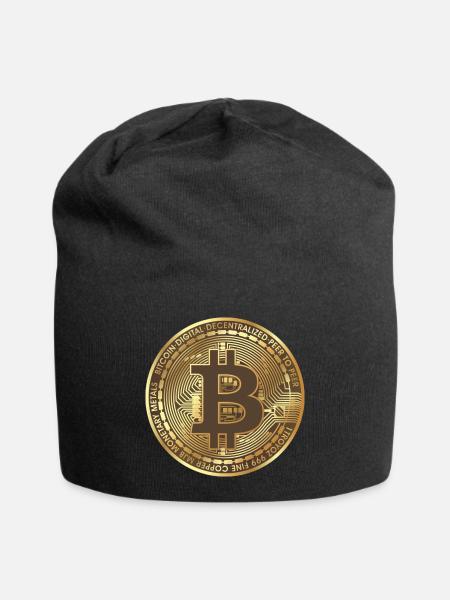 Bitcoin - Jersey Beanie - black