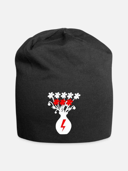 pis 8 Sterne anti pis Frauen streiken - Jersey-Beanie - Schwarz