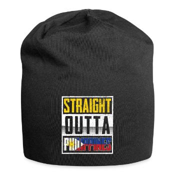 PHILIPPINEN - Jersey-Beanie - Schwarz - Vorne
