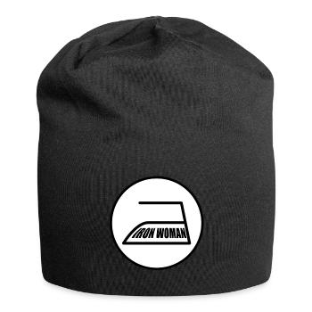 IRON WOMAN Super Mom Mother's Day Gift - Jersey Beanie - black - Front