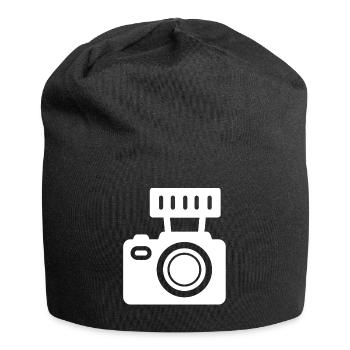 Camera - Jersey Beanie - black - Front