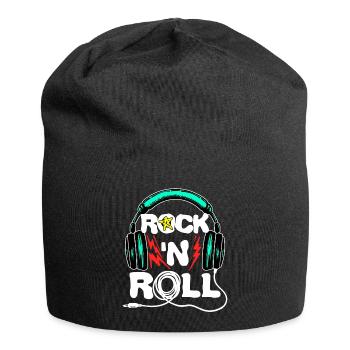 Cool Headset Lustig Spruch - Jersey-Beanie - Schwarz - Vorne