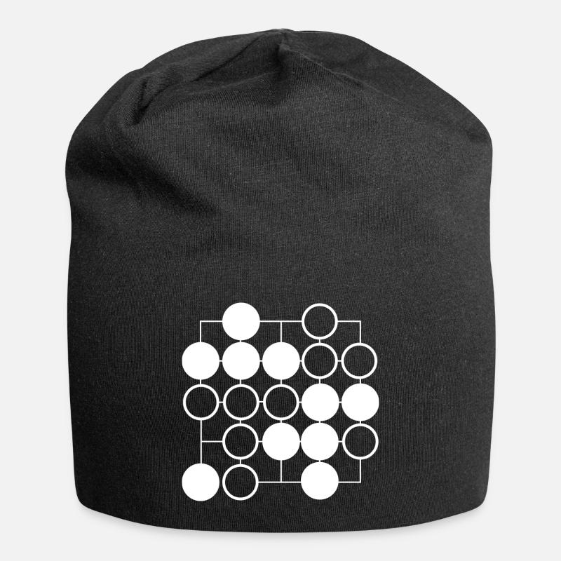 Go board game - Jersey Beanie - black