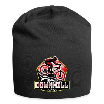 Vélo Downhill VTT - Bonnet en jersey - noir - Devant