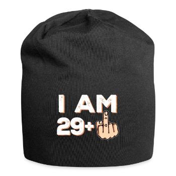 30 Statement Dreißigster Geburtstag - Jersey-Beanie - Schwarz - Vorne