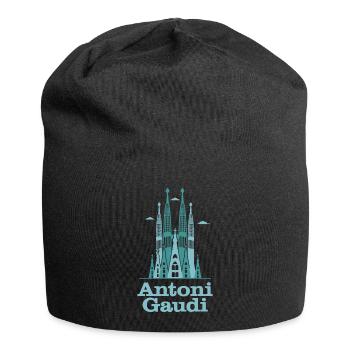 Sagrada Familia Gaudi Art Church Barca Antoni - Jersey Beanie - black - Front