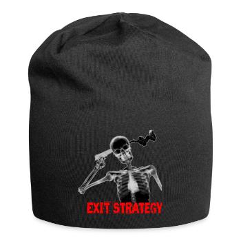 Mad crazy suicide suicide bizarre lol krass xray - Jersey Beanie - black - Front