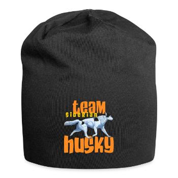 Team siberian husky - Husky of Siberia - Jersey Beanie - black - Front