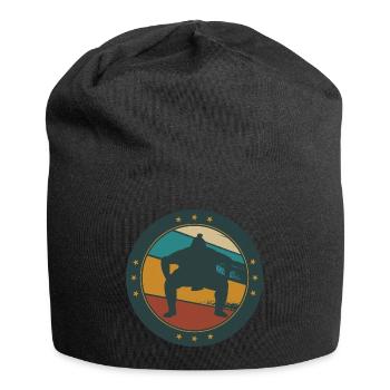 Sumō Sumoringer Japan Sport Vintage - Jersey-Beanie - Schwarz - Vorne