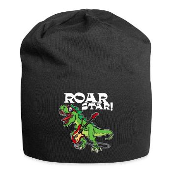 Lustig Tier Cool Dinosaurier Spruch - Jersey-Beanie - Schwarz - Vorne