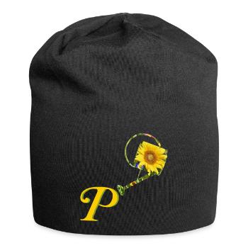 giesskanne p - Jersey-Beanie - Schwarz - Vorne