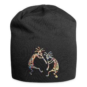 Kokopelli Musicans Friends Duo 4 - Jersey Beanie - black - Front