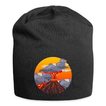 Vulkan - Jersey-Beanie - Schwarz - Vorne