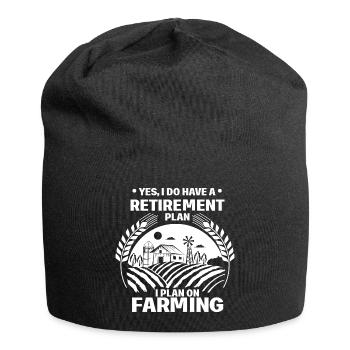 Retraités Agriculture - Bonnet en jersey - noir - Devant