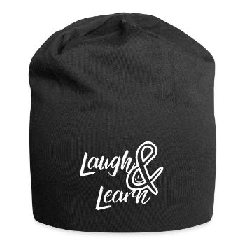 Laugh and Learn - Jersey Beanie - black - Front