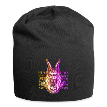 Anubis Dieu Egypte - Bonnet en jersey - noir - Devant