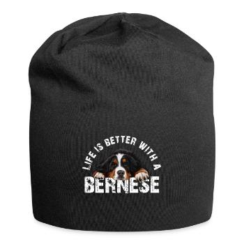 Bouvier bernois - Bonnet en jersey - noir - Devant