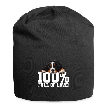 Bernese Mountain dog - Jersey Beanie - black - Front