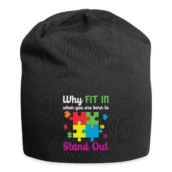 Warum fit in You Are Born To Stechen - Jersey-Beanie - Schwarz - Vorne