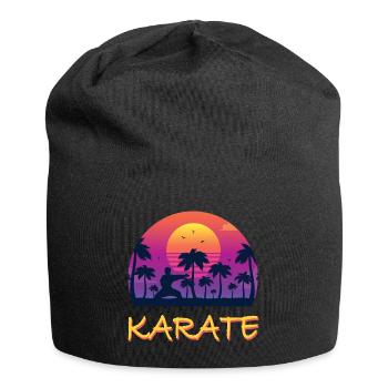 Karate - Jersey-Beanie - Schwarz - Vorne