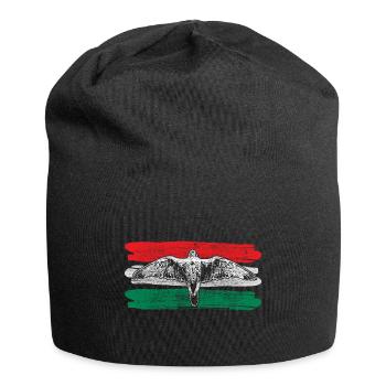 Hungary Europe Home Gift Idea - Jersey Beanie - black - Front
