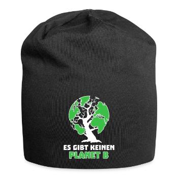 Baum Mutter Erde Planet Umwelt Statement - Jersey-Beanie - Schwarz - Vorne