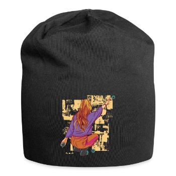 Le joueur de boule lance une tenue de boule de boule pour les boules - Bonnet en jersey - noir - Devant
