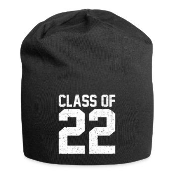 Klasse von 2022 - Senior 2022 Abschlussjahrgang - Jersey-Beanie - Schwarz - Vorne