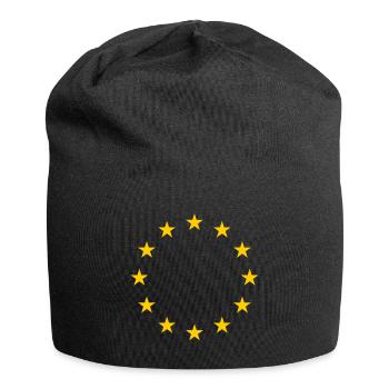 Europa - Jersey-Beanie - Schwarz - Vorne