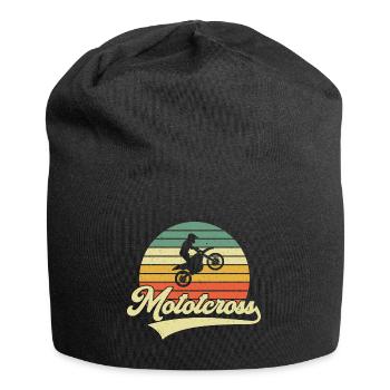 Motocross Retro Vintage - Jersey Beanie - black - Front
